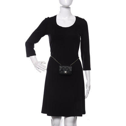 Chanel Caviar Quilted Mini Chain Belt Bag Black 2 of 14