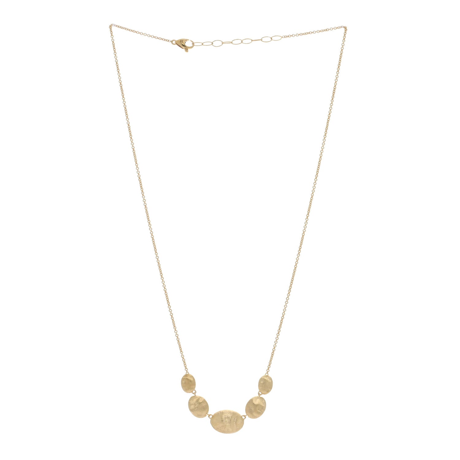 Marco Bicego 18K Yellow Gold Africa 5 Station Necklace 3 of 4