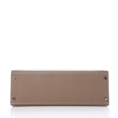 Hermes Epsom Kelly Sellier 35 Etoupe 6 of 34