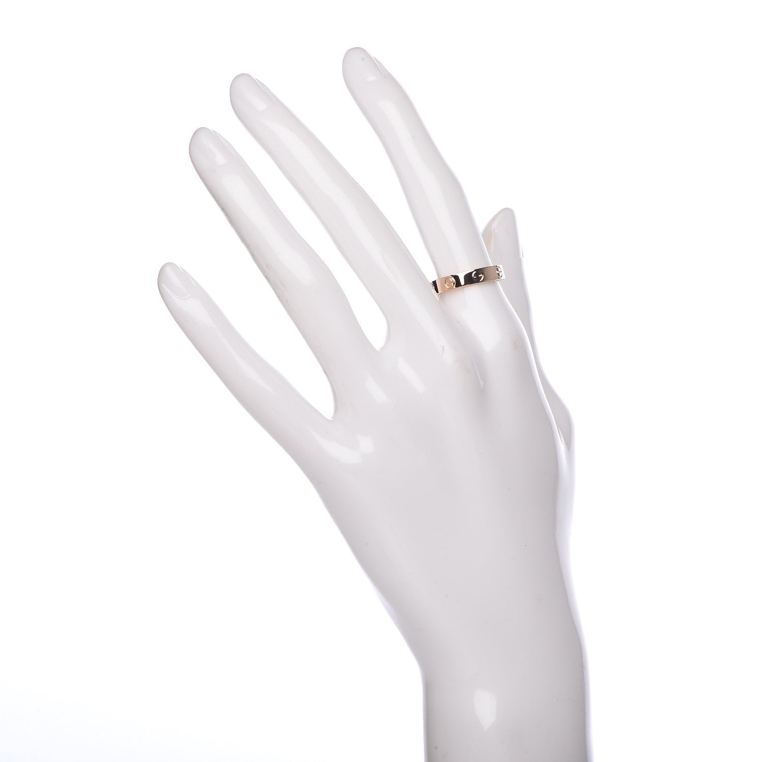Cartier 18K Pink Gold 3.5mm LOVE Wedding Band Ring 51 5.75 2 of 5