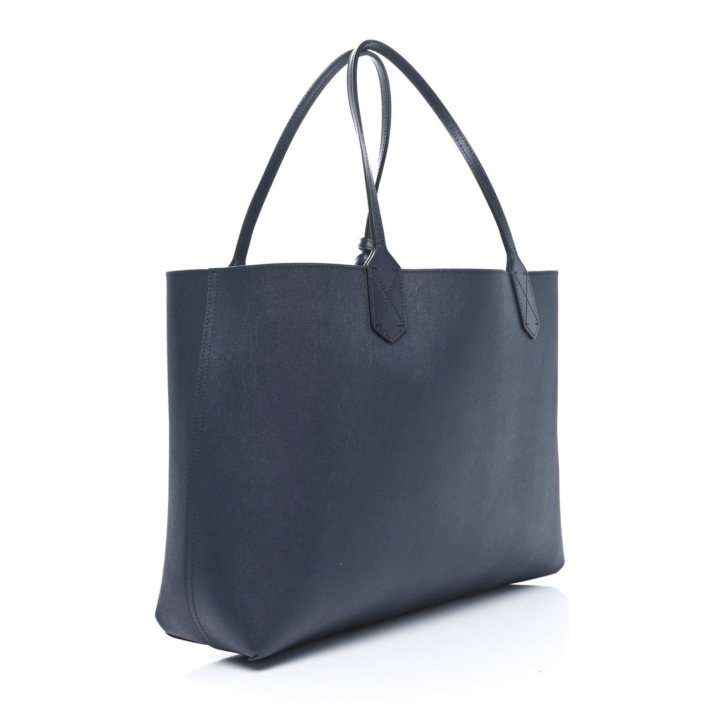 GG Supreme Monogram Blooms Medium Reversible Tote Beige Blue Navy