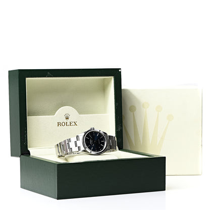 Rolex Stainless Steel 34mm Oyster Perpetual Air-King Precision Watch Blue 14010M 6 of 6