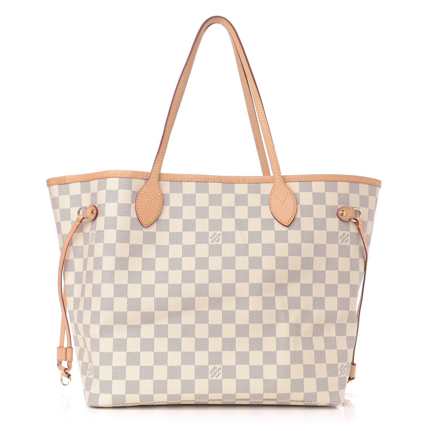 Louis Vuitton Damier Azur Neo Neverfull MM Rose Ballerine 3 of 12