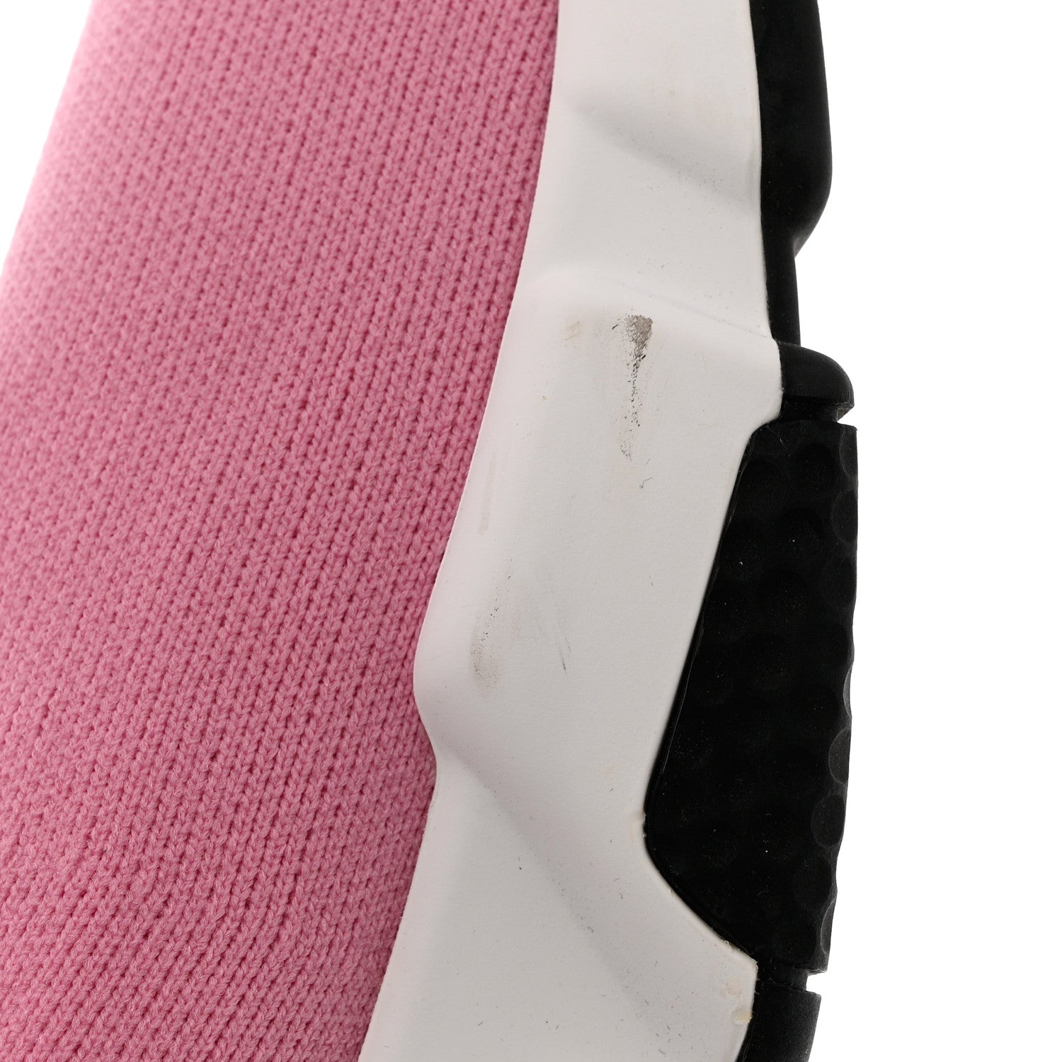 Balenciaga Neoprene Knit Womens Speed Sneakers 37 Pink White Black 10 of 10