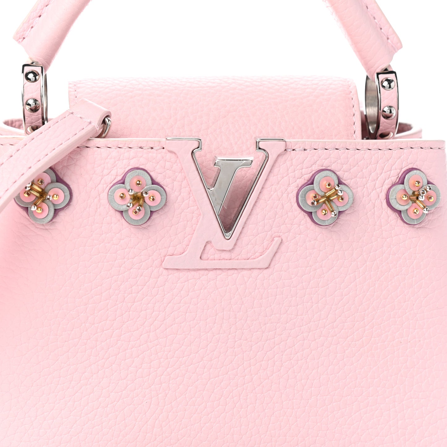 Taurillon Flowers Capucines Mini Pink