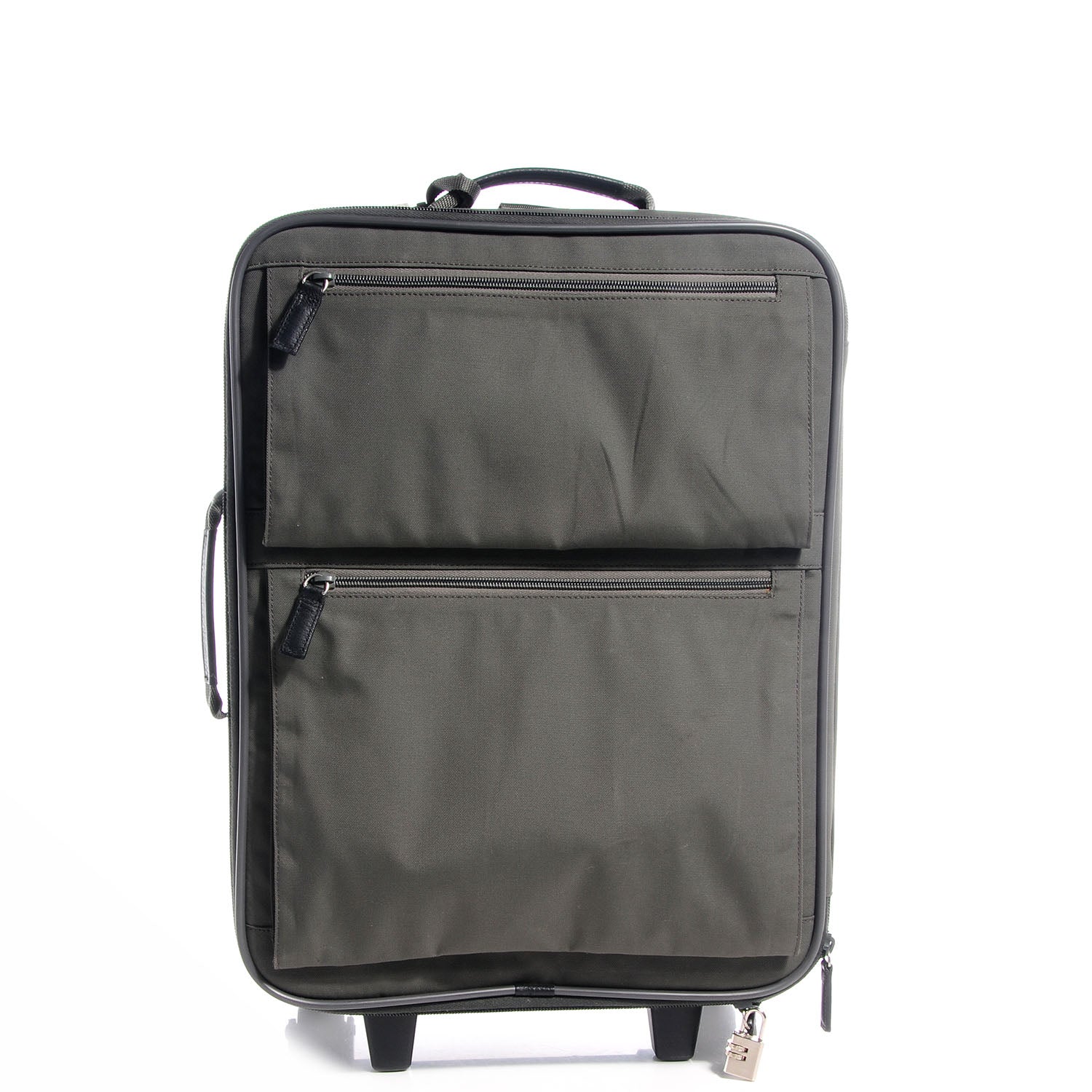 Prada Sport Canvas Trolley Luggage Grafite Graphite 1 of 10