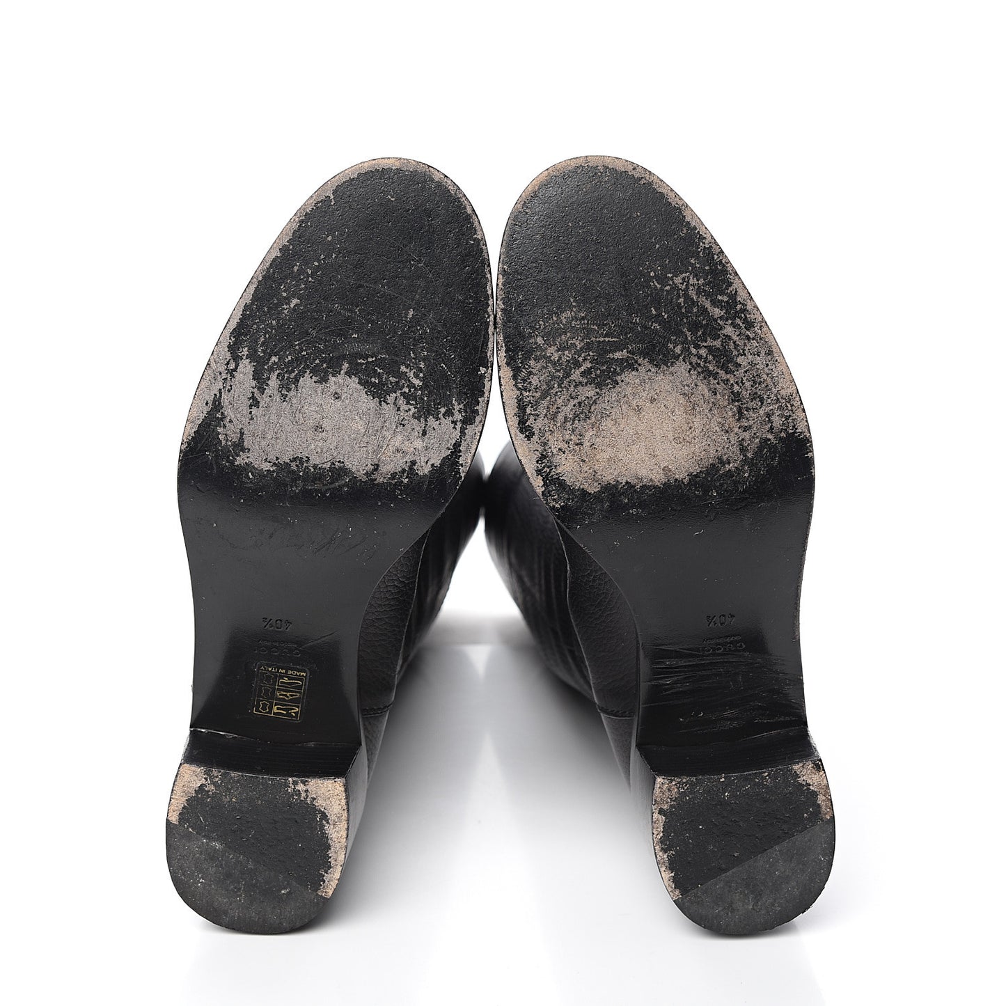 Calfskin Interlocking G Boots 40.5 Black