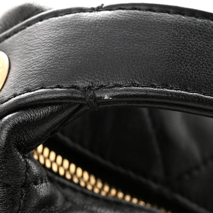 Chanel Lambskin Quilted Small Perfect Meeting Hobo Black 11 of 11
