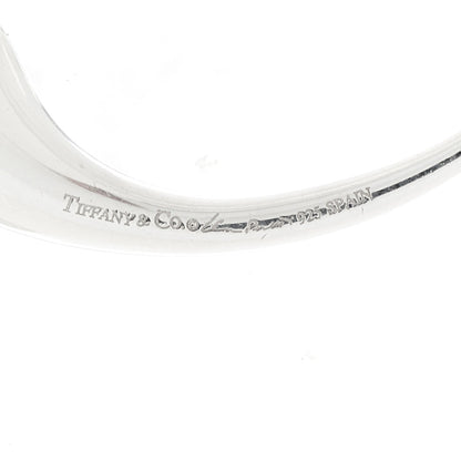 Tiffany Sterling Silver Elsa Peretti Teardrop Hoop Earrings 4 of 4
