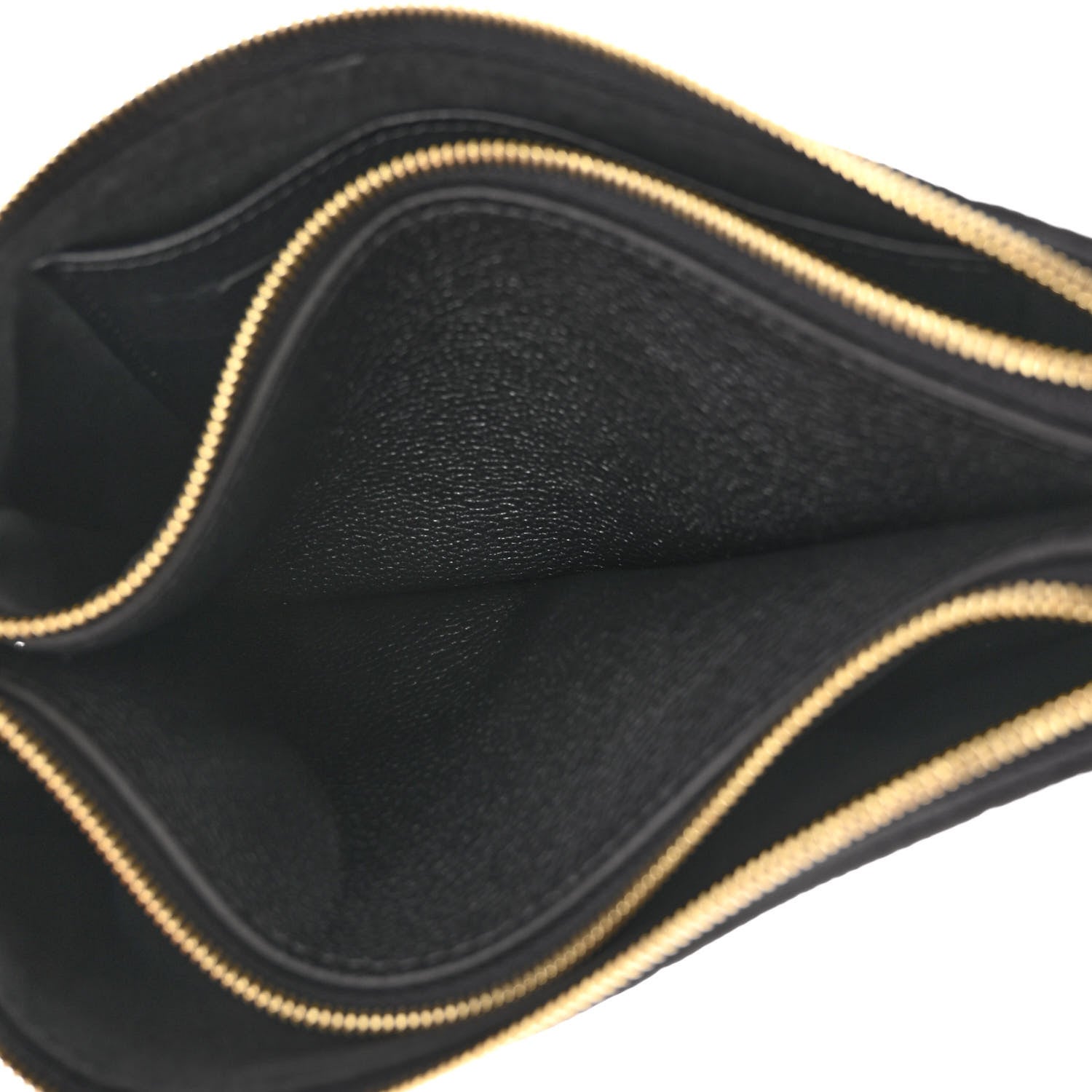 Louis Vuitton Empreinte Double Zip Pochette Black 6 of 11