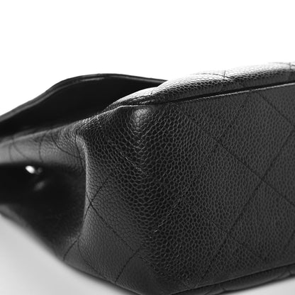 Chanel Caviar Quilted Jumbo Single Flap Black 8 of 14