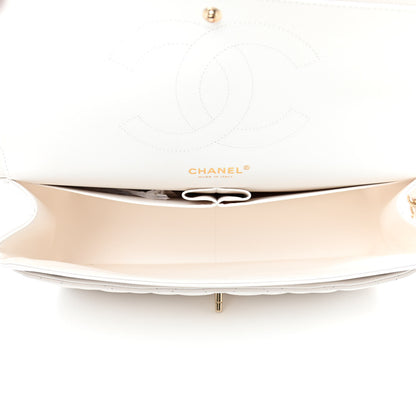 Chanel Caviar Quilted Jumbo Double Flap White 4 of 4