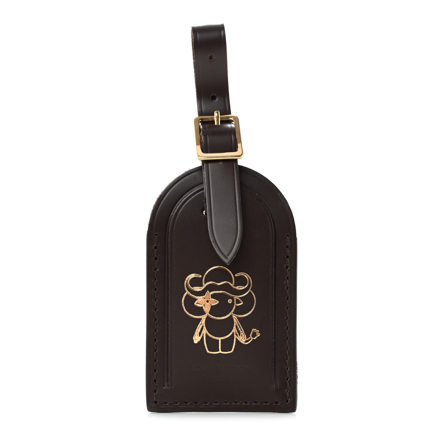 Louis Vuitton Calfskin Year of the Ox Vivienne Luggage Tag Ebene 1 of 4