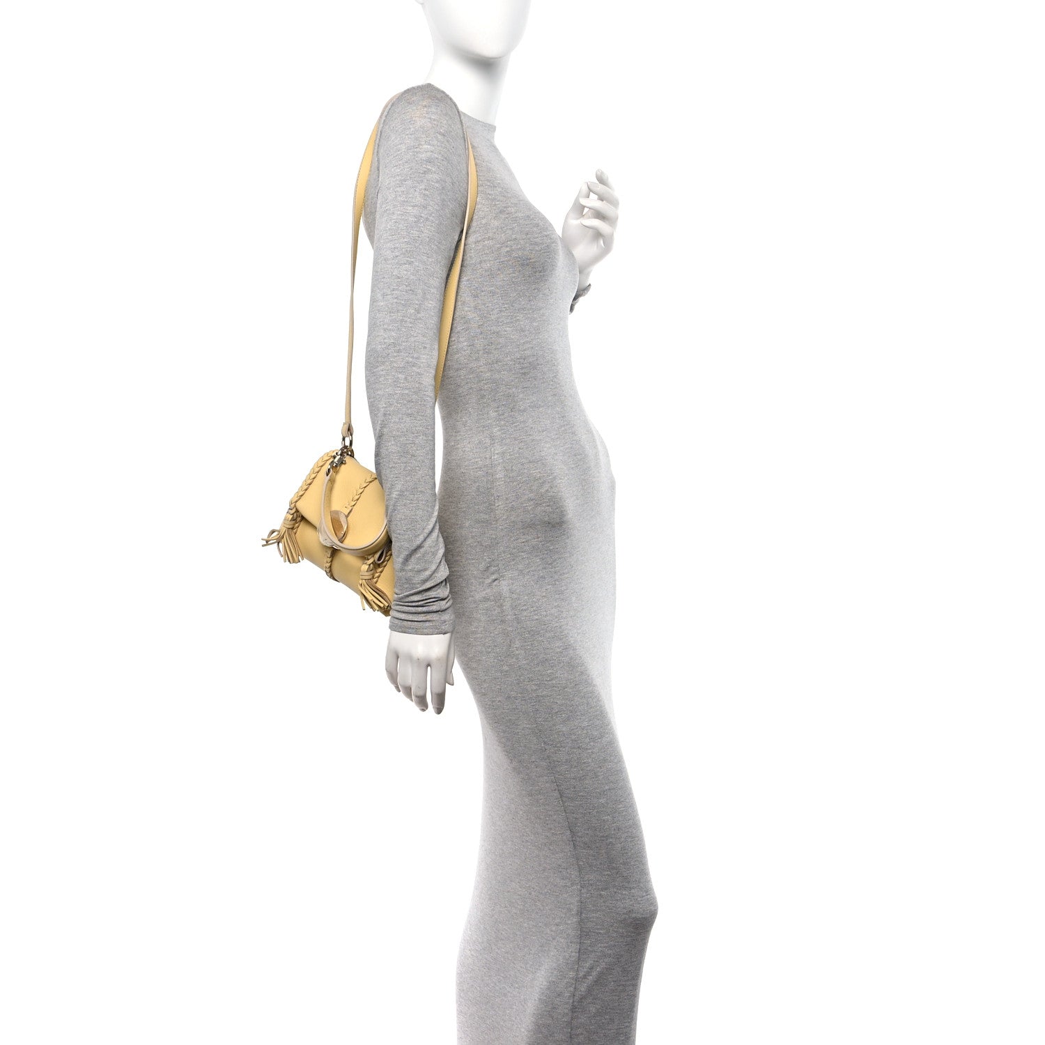 Chloe Smooth Calfskin Mini Penelope Soft Shoulder Bag Softy Yellow 2 of 9