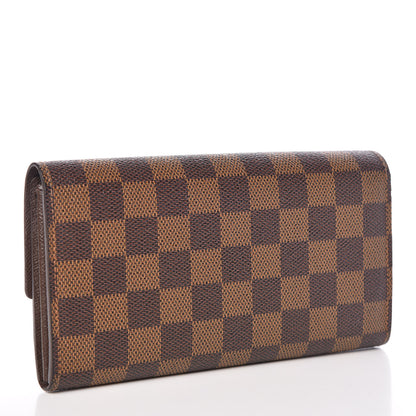 Louis Vuitton Damier Ebene Sarah Wallet 3 of 15