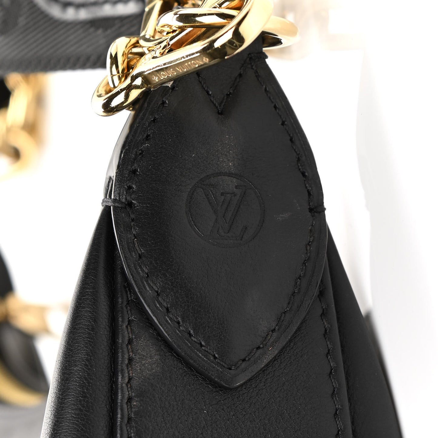 Calfskin Bubblegram Over The Moon Black
