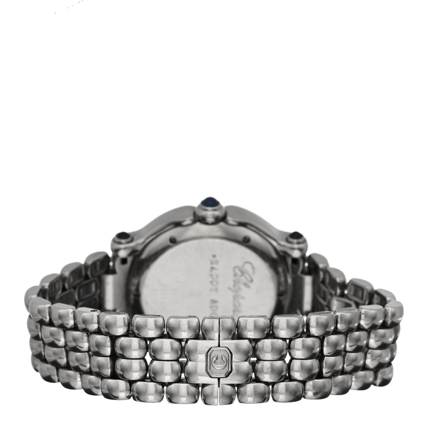Stainless Steel 7 Diamond 32mm Happy Sport Quartz Watch