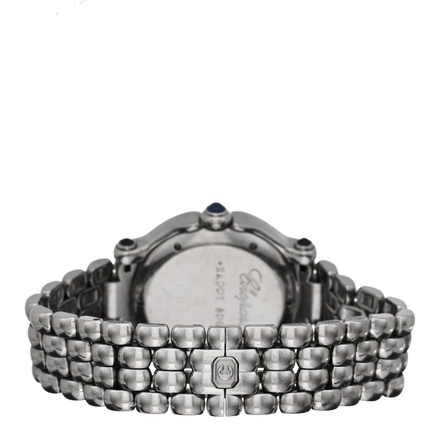 Chopard Stainless Steel 7 Diamond 32mm Happy Sport Quartz Watch 3 of 4