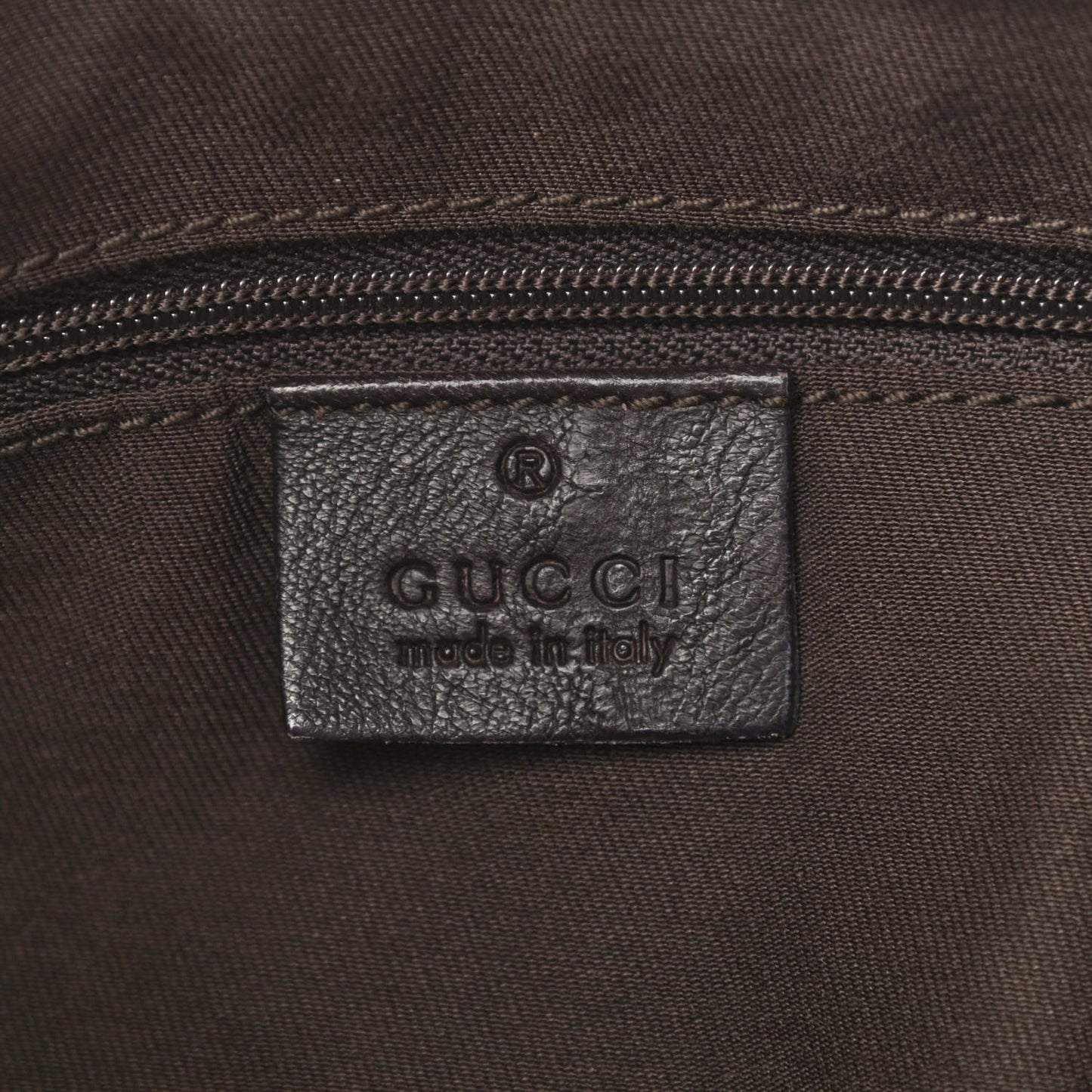 Monogram Large D Gold Hobo Dark Brown
