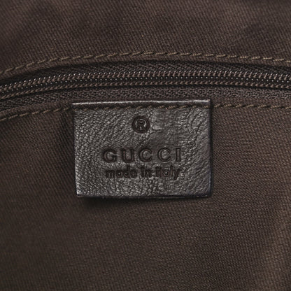 Gucci Monogram Large D Gold Hobo Dark Brown 6 of 11