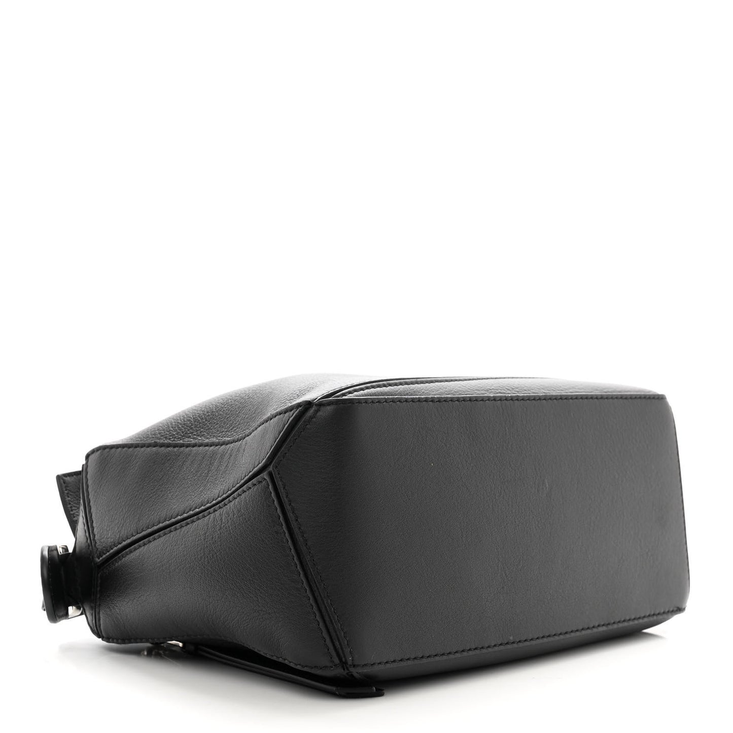 Calfskin Small Puzzle Bag Black
