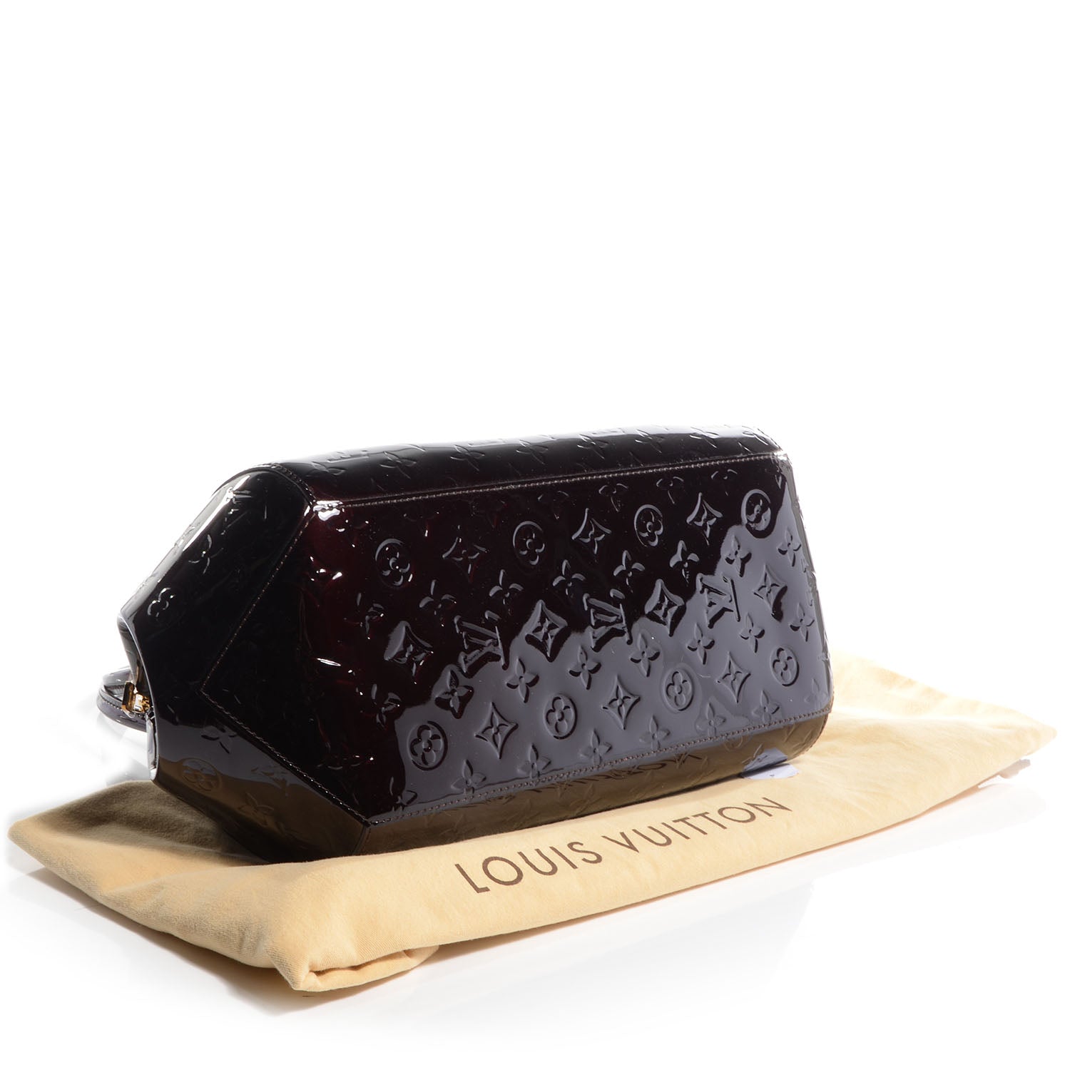 Louis Vuitton Vernis Sherwood GM Amarante 5 of 9