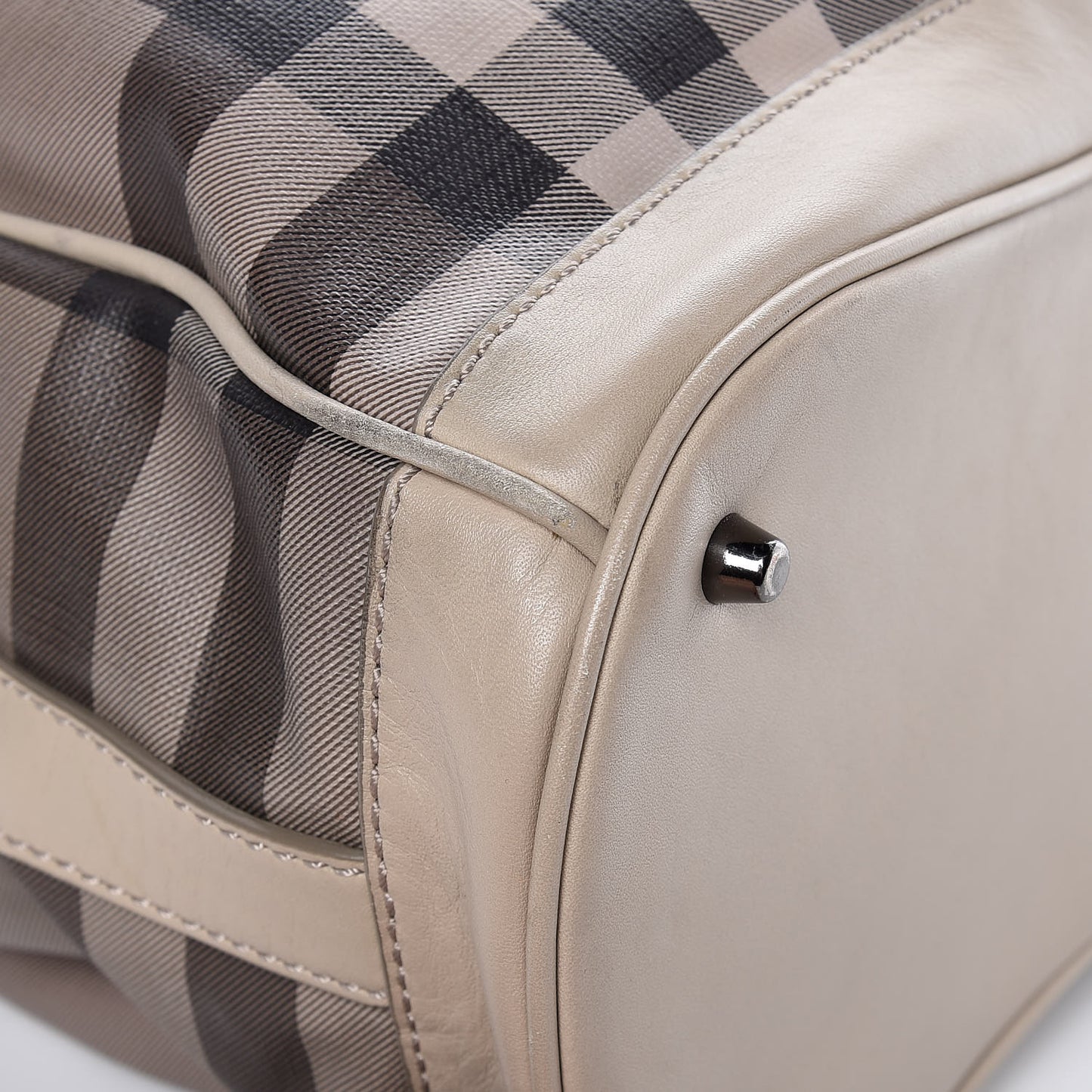 Smoked Check Medium Walden Belted Hobo Trench