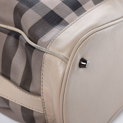 Burberry Smoked Check Medium Walden Belted Hobo Trench 13 of 17