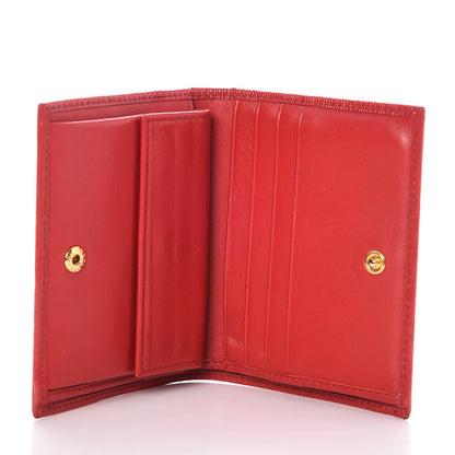 Prada Vitello Move Bifold Wallet Lacca 6 of 9