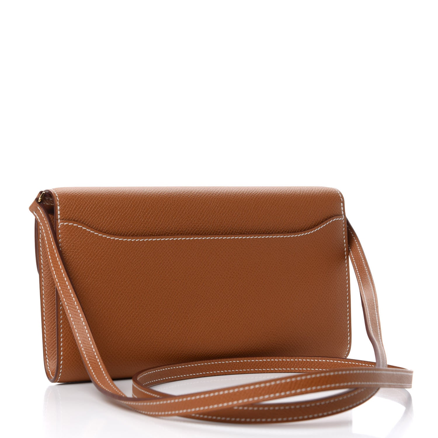 Hermes Epsom Constance Long Wallet To Go Gold 3 of 7