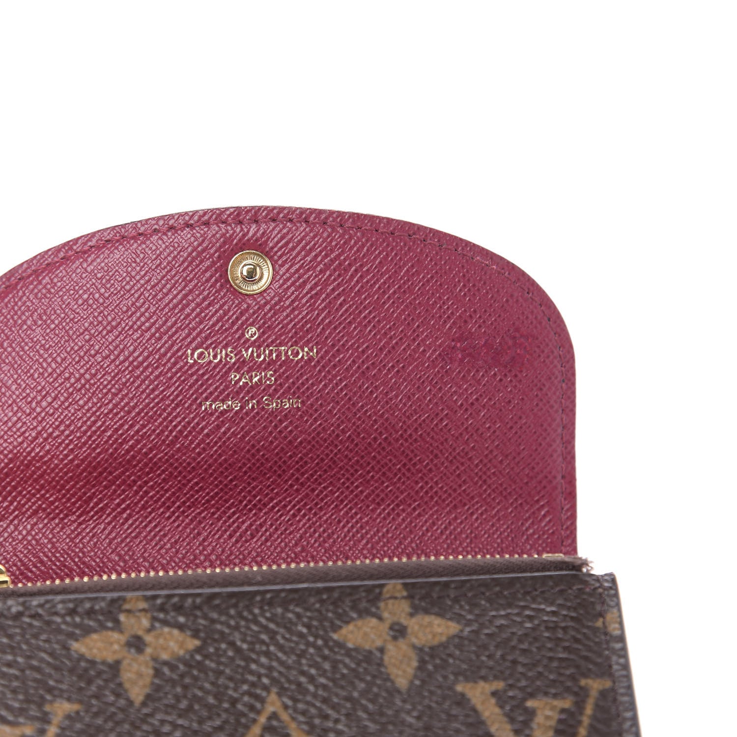 Louis Vuitton Monogram Rosalie Coin Purse Fuchsia 6 of 7