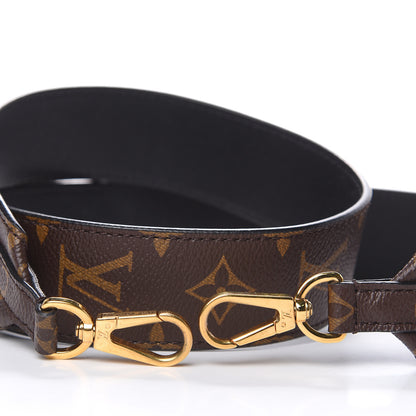 Louis Vuitton Monogram Bandouliere Shoulder Strap Black 3 of 4