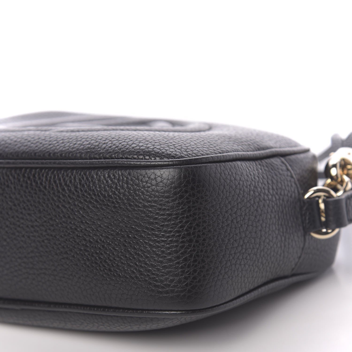 Gucci Pebbled Calfskin Small Soho Disco Bag Black 9 of 10