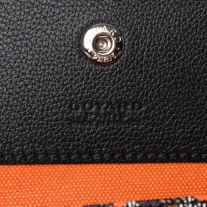 Goyard Goyardine Saint Louis Claire Voie GM Black Orange 8 of 10