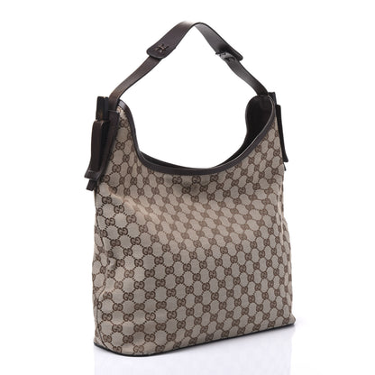 Gucci Monogram Hobo Dark Brown 2 of 12