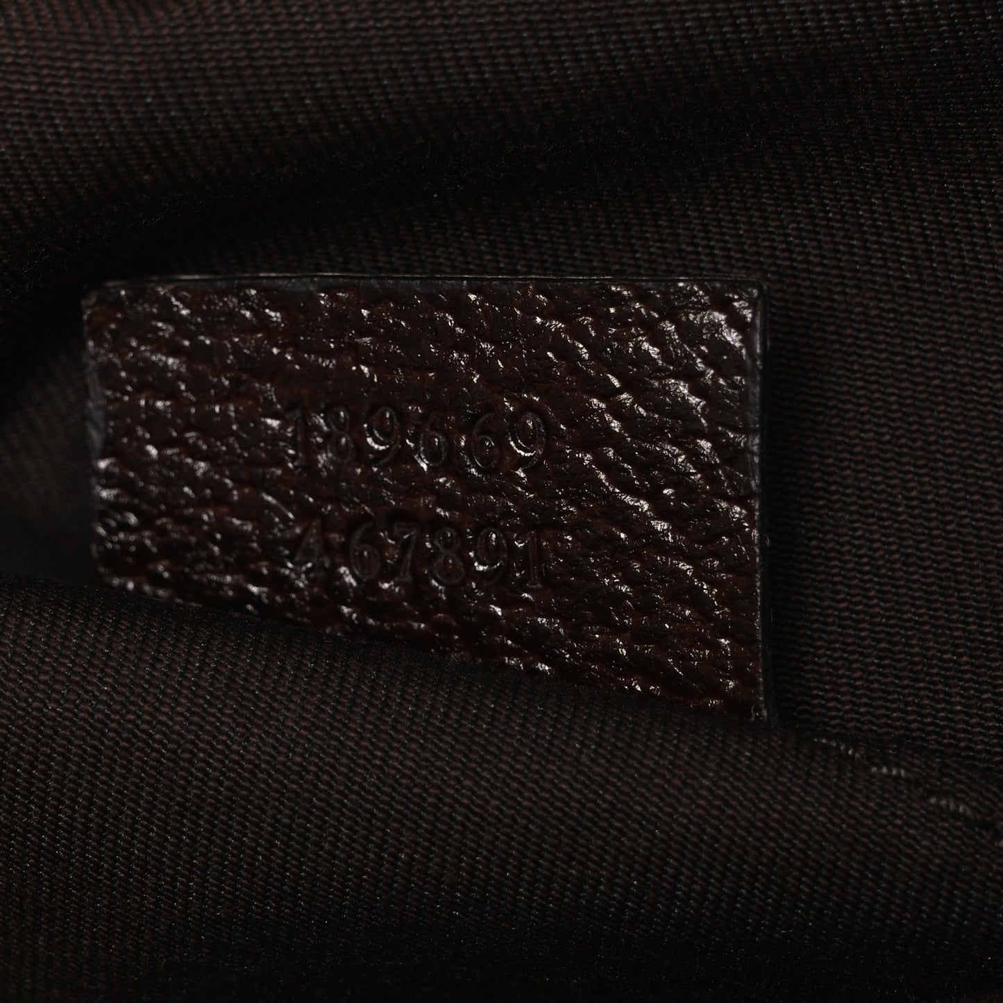 GG Monogram Medium Handle Vertical Tote Bag Dark Brown
