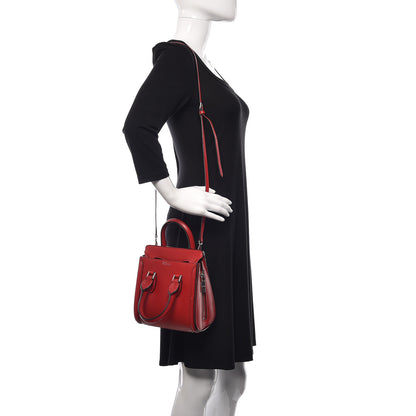 Alexander McQueen Calfskin Mini Heroine Scarlet 2 of 25