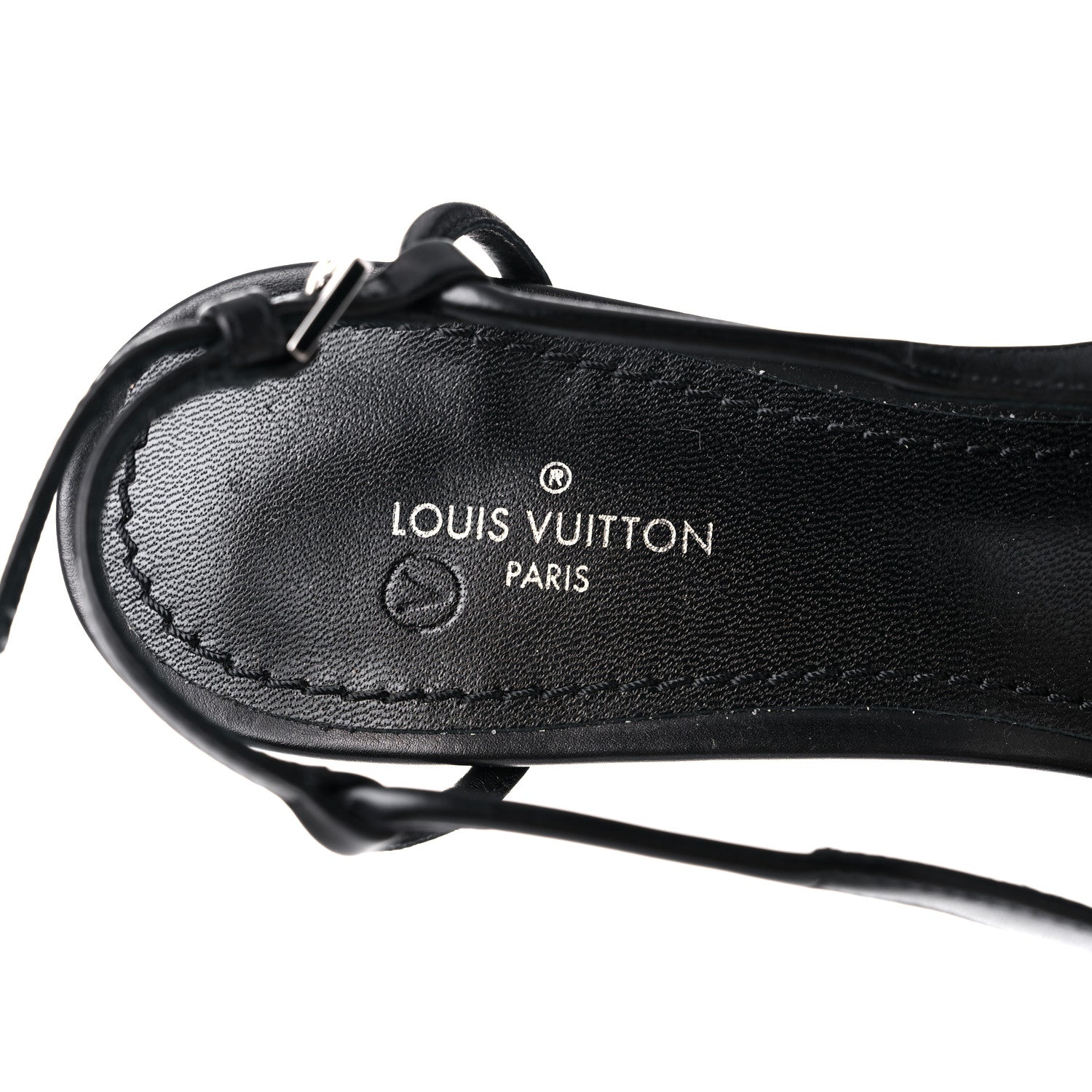 Louis Vuitton Calfskin Urban Twist Slingback Pumps 36 Black 7 of 8