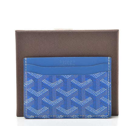 Goyard Goyardine Saint Sulpice Card Holder Sky Blue 8 of 8