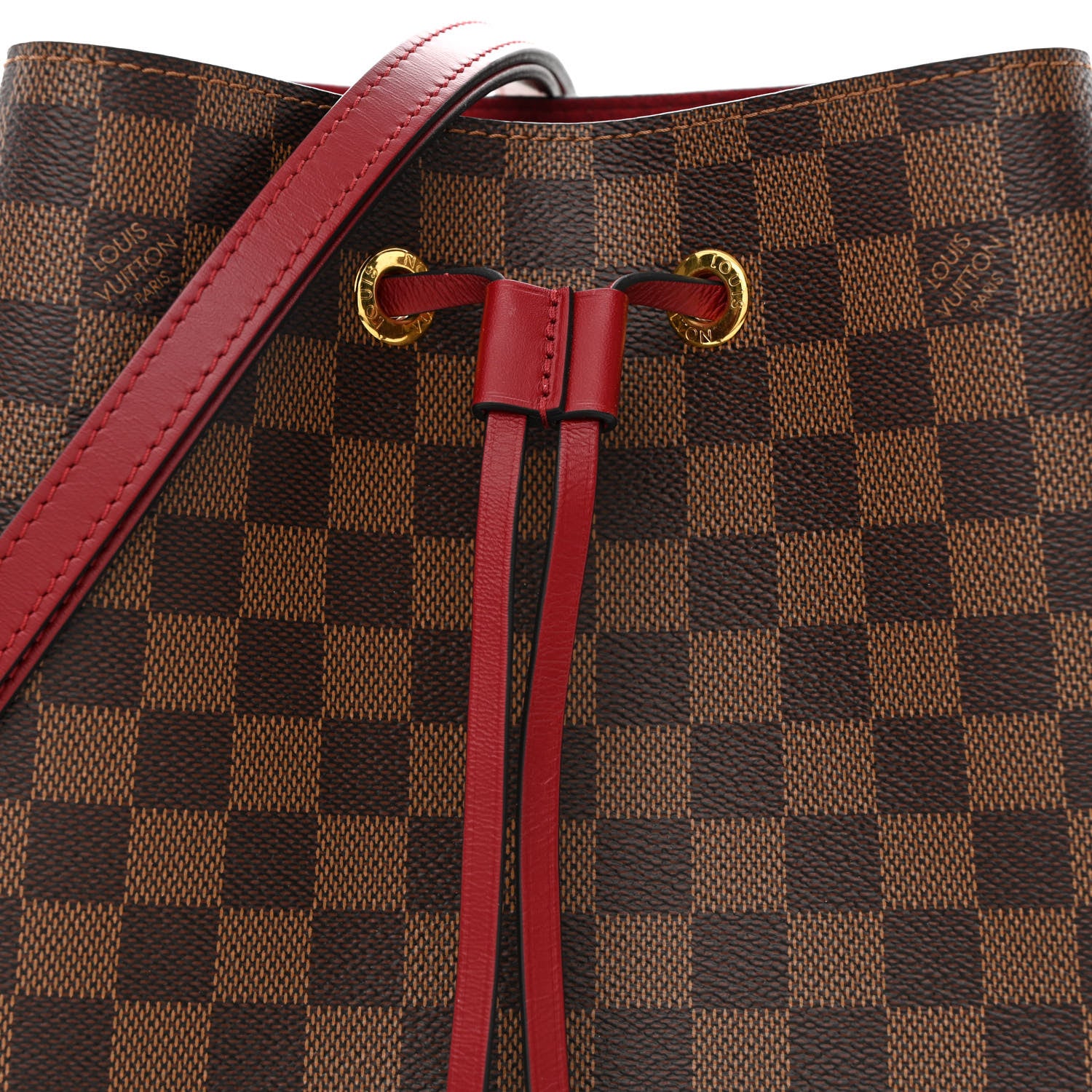 Louis Vuitton Damier Ebene Neonoe MM Cherry Berry 8 of 10