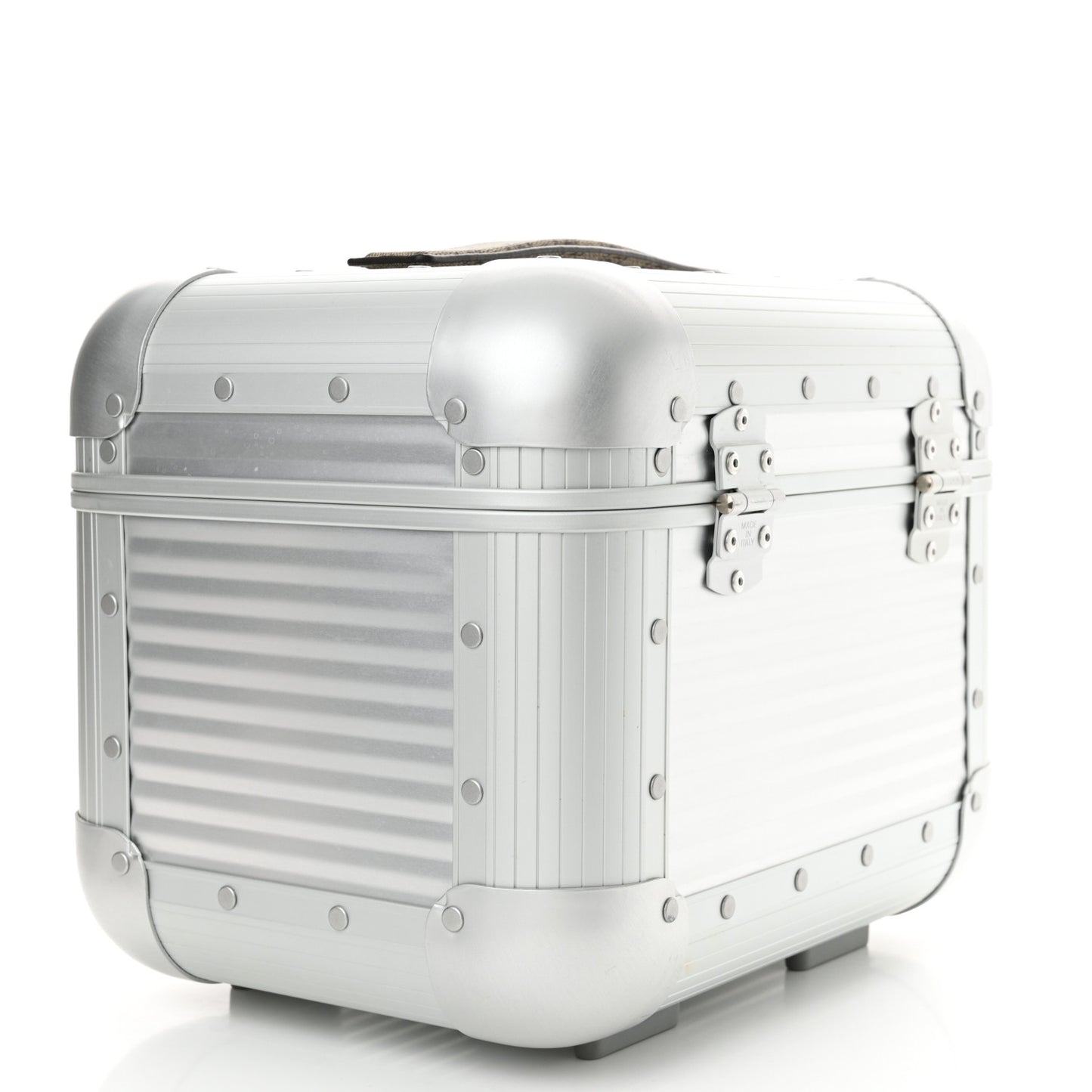 GG Supreme Monogram Porter Beauty Case Silver