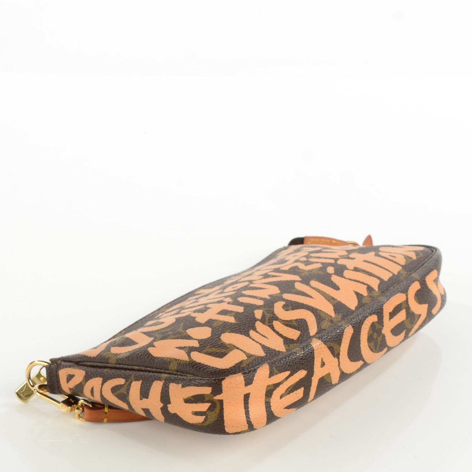 Louis Vuitton Monogram Graffiti Pochette Accessories Peach 4 of 7