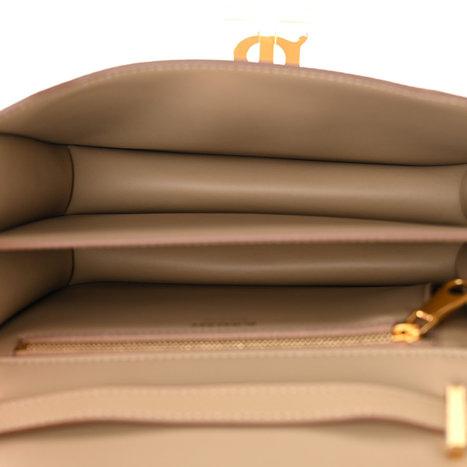 Burberry Grained Calfskin Small TB Bag Oat Beige 5 of 10