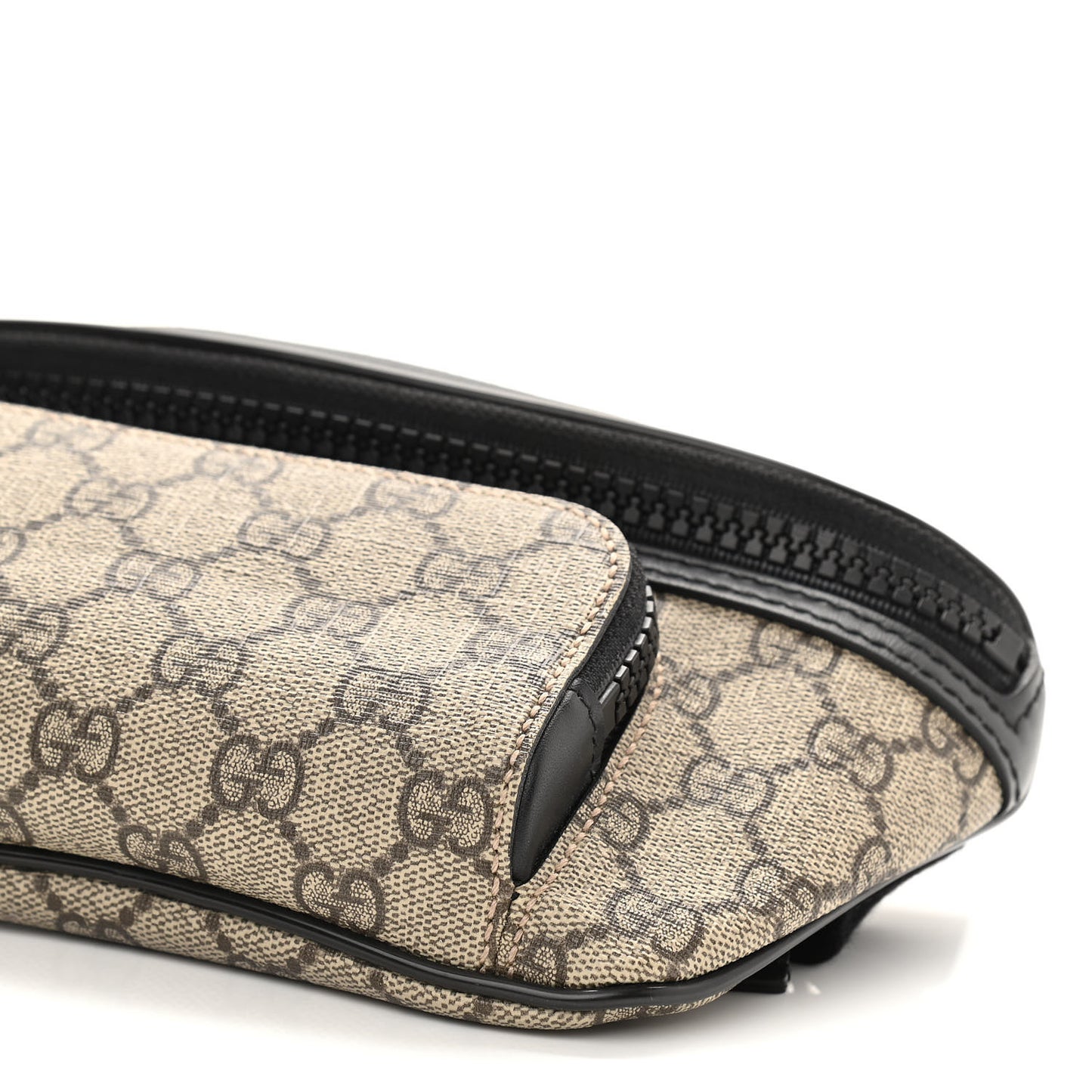 GG Supreme Monogram Belt Bag Black