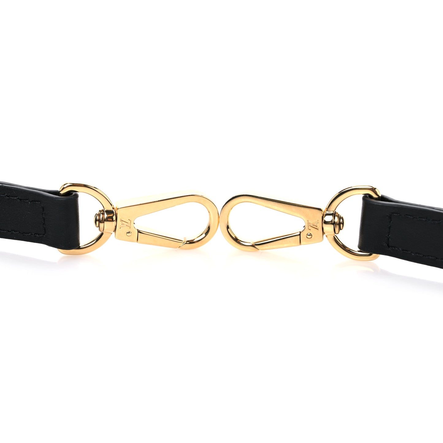 Calfskin Montaigne Shoulder Strap Black