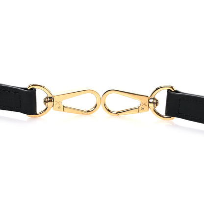 Louis Vuitton Calfskin Montaigne Shoulder Strap Black 4 of 4
