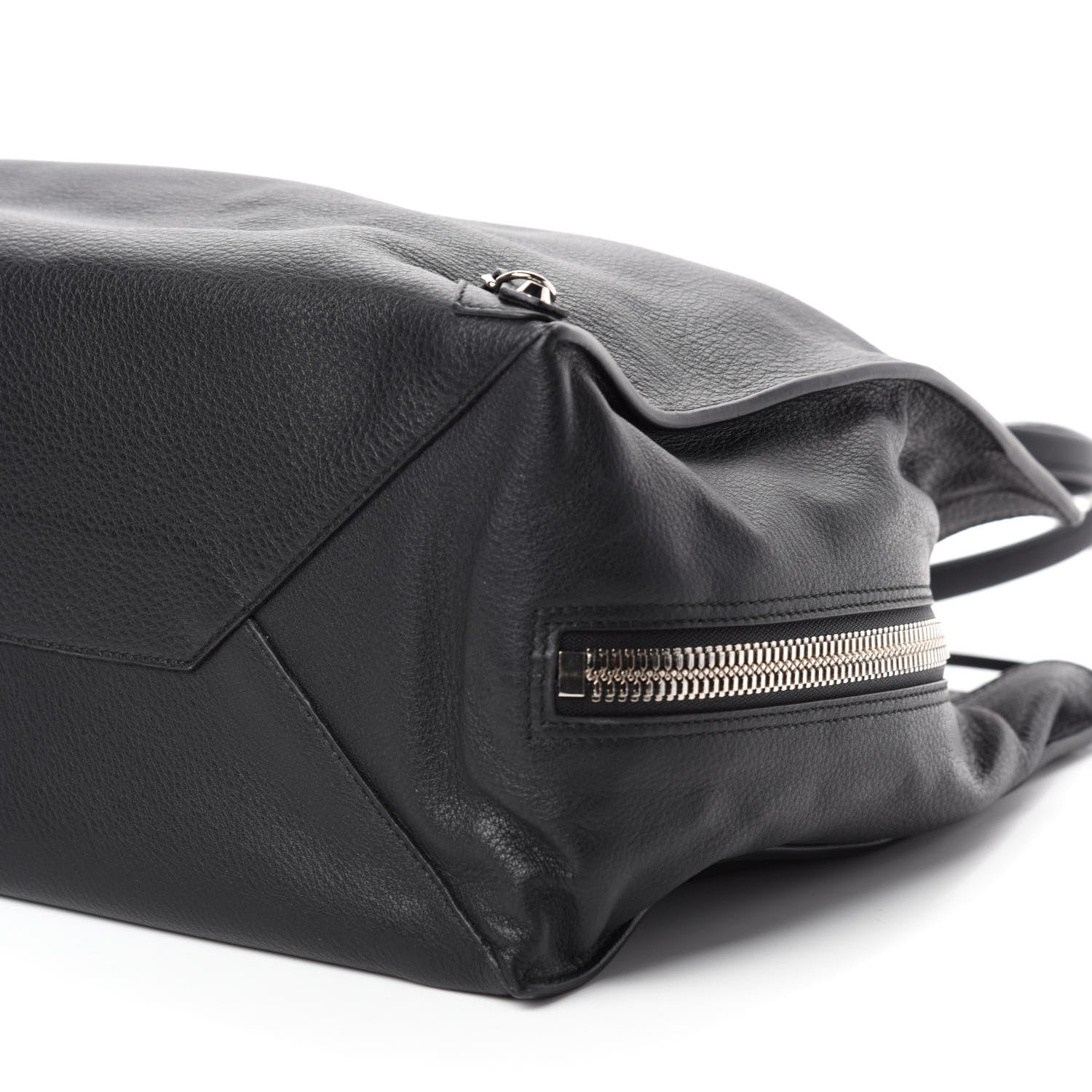 Balenciaga Supple Calfskin Papier A4 Zip Around Tote Black 7 of 10