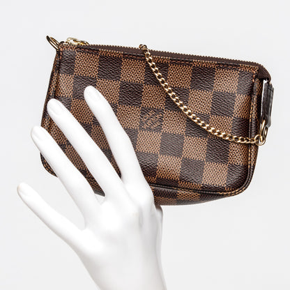 Louis Vuitton Damier Ebene Mini Pochette Accessories 2 of 6