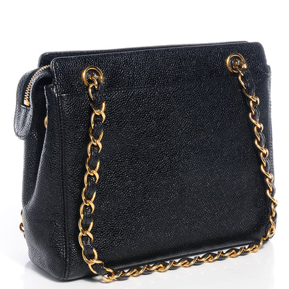 Chanel Caviar Shoulder Bag Black 3 of 7