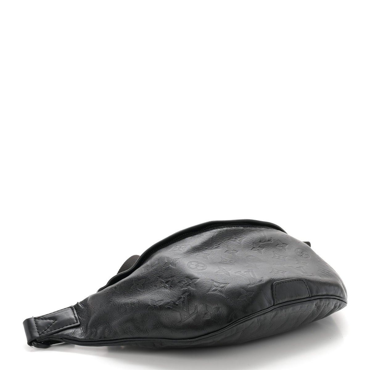Louis Vuitton Calfskin Monogram Shadow Discovery Bumbag Black 4 of 12